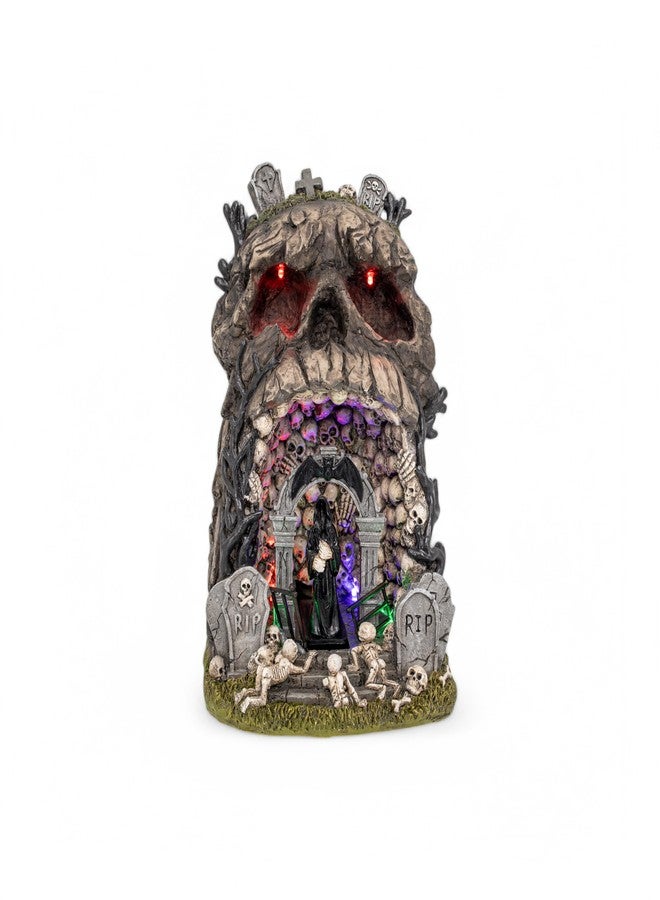 FG Square Gates of Purgatory Animated Halloween Village Multiple Color LED Lights and Sound - Image 1